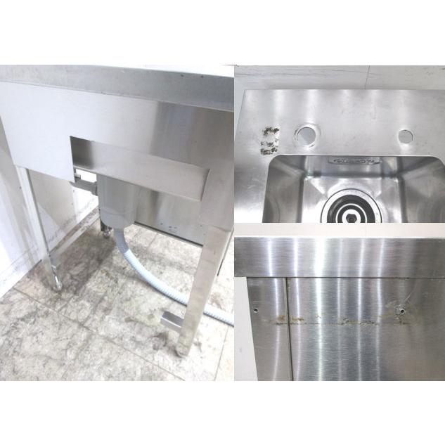 ステンレス 1槽シンク 450×650×800 業務用1層流し台 中古厨房 ステンレス 1槽シンク 450×650×800 業務用1層流し台 中古厨房