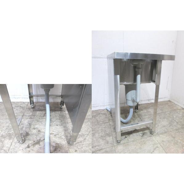 ステンレス 1槽シンク 450×650×800 業務用1層流し台 中古厨房 ステンレス 1槽シンク 450×650×800 業務用1層流し台 中古厨房
