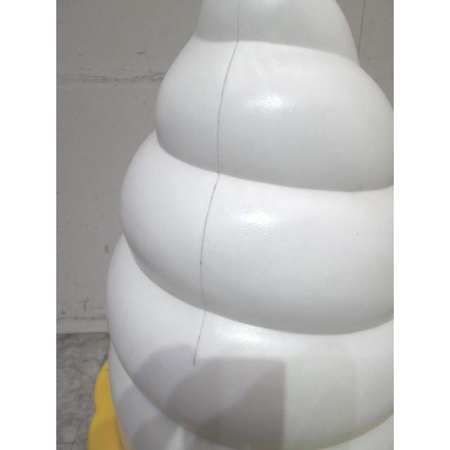 ソフトクリーム看板 φ400×940 店舗用カンバン 中古厨房 /24A1009Z : 得