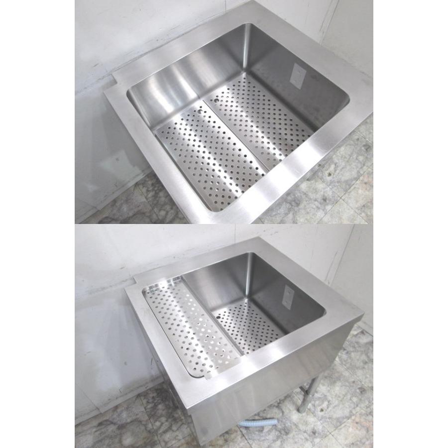 ステンレス 三方枠アイスビンシンク 650×600×800 業務用流し台 ステンレス 三方枠アイスビンシンク 650×600×800 業務用流し台