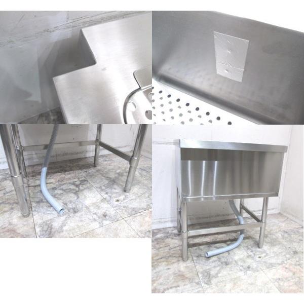 ステンレス 三方枠アイスビンシンク 650×600×800 業務用流し台 ステンレス 三方枠アイスビンシンク 650×600×800 業務用流し台