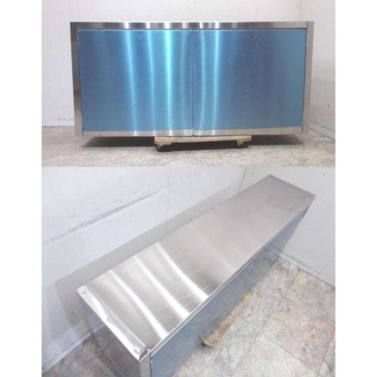 ステンレス 吊戸棚 1350×320×650 壁棚天吊食器棚 未使用厨房 ステンレス 吊戸棚 1350×320×650 壁棚天吊食器棚 未使用厨房