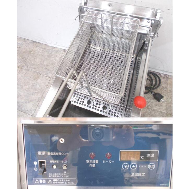 ホシザキ　業務用　電気フライヤー　三相２００V　厨房　飲食店　FL-15B e-gekiyasu_g0002099