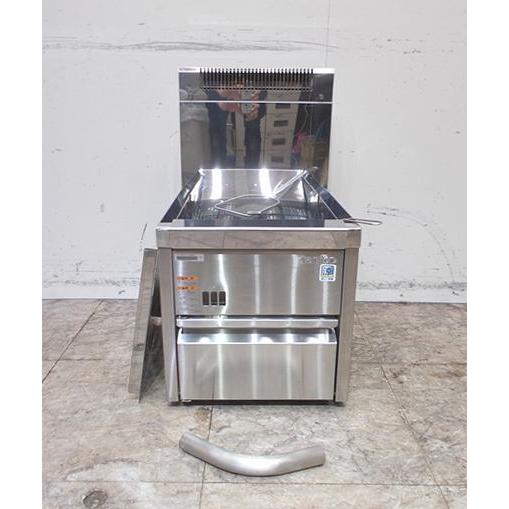 中古】タニコ涼厨ガスフライヤーTGFC-3845C低輻射熱式都市ガス