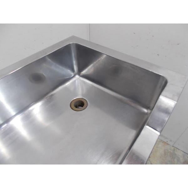 ステンレス 舟形シンクトップ 1200×450×180 中古厨房 /24K0107X ステンレス 舟形シンクトップ 1200×450×180 中古厨房 /24K0107X