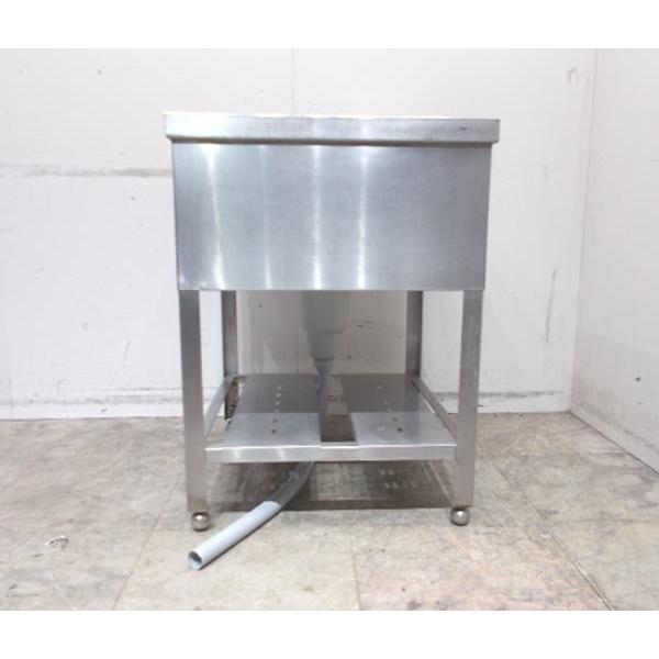 ステンレス 1槽シンク 600×750×800 業務用1層流し台 中古厨房 ステンレス 1槽シンク 600×750×800 業務用1層流し台 中古厨房