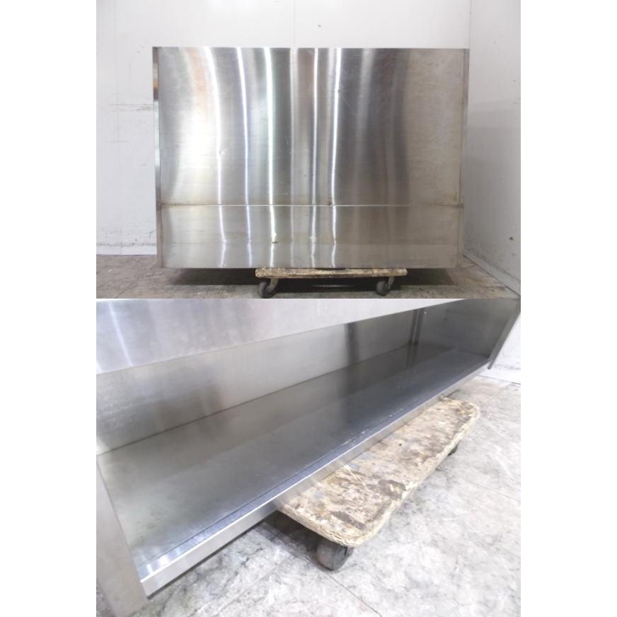 ステンレス 吊戸棚 1200×350×850 平棚付 壁棚天吊食器棚 中古厨房