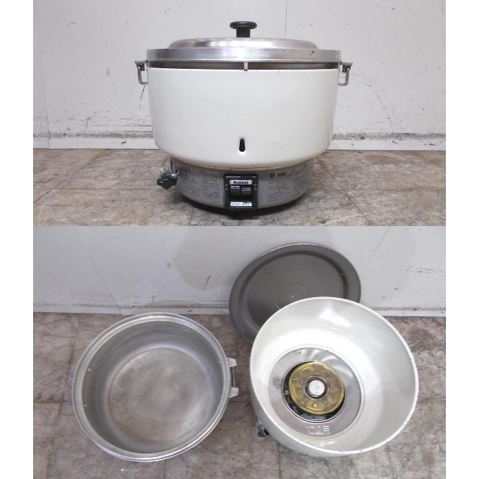リンナイ 炊飯器 RR-50S1 5升 540×490×440 都市ガス 中古厨房/26E2922Z