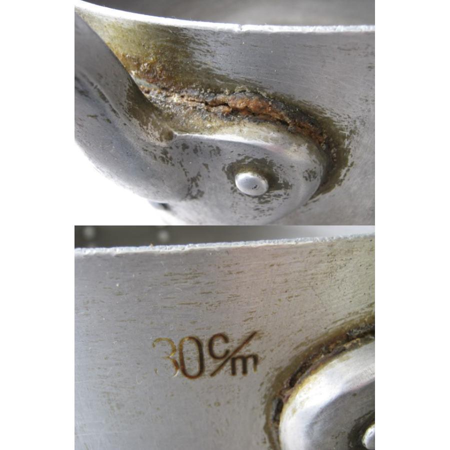 G2-3362 店舗用 アルミ製 片手鍋 30cm 厨房小物 中古ソースパン