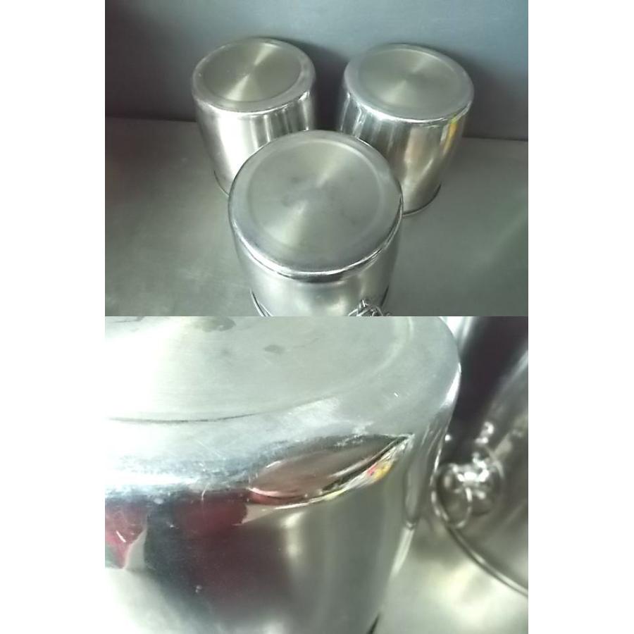 K-828 店舗用 ステンレス製 シャンパンクーラー3個セット Φ210 K-828 店舗用 ステンレス製 シャンパンクーラー3個セット Φ210