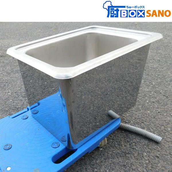 ステンレス 断熱材入り シンク 1槽シンク 流し台 幅465mm 奥行350mm 高