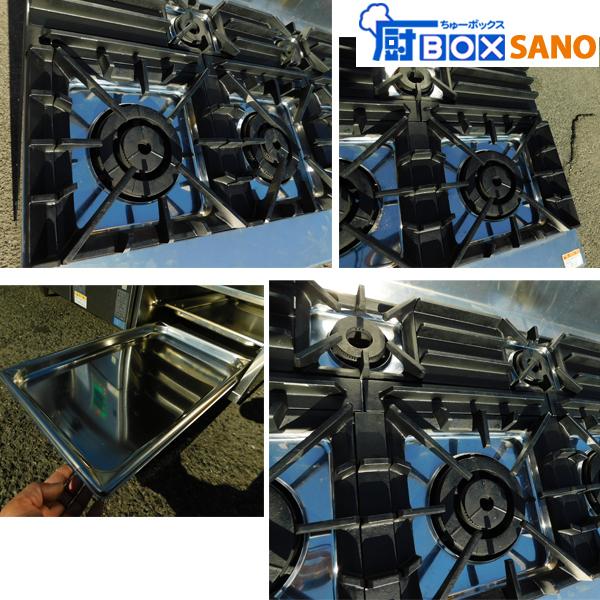 タニコー 5口 ガスコンロ ガスレンジ TSGC-123A 2017年製 都市 タニコー 5口 ガスコンロ ガスレンジ TSGC-123A 2017年製 都市