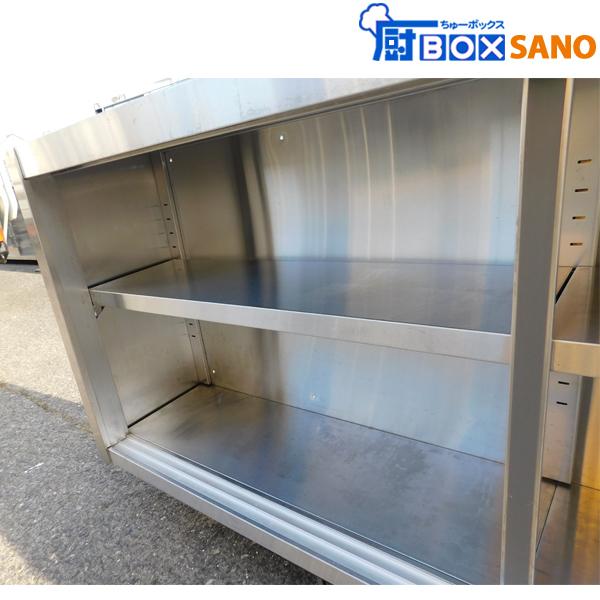 ステンレス 吊り戸棚 つり戸棚 つり棚 吊戸棚 戸棚 棚 幅1500mm 奥行300mm 高さ600mm 飲食店 店舗 厨房 業務用 中古 Sano5064 Sano5064 厨ボックスsano 通販 Yahoo ショッピング