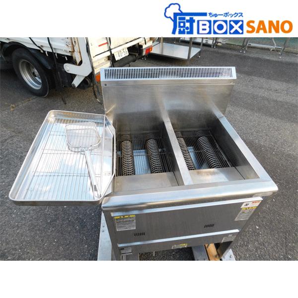 タニコー ガスフライヤー 2槽 B-TGFL-67W LPガス 業務用 中古 タニコー ガスフライヤー 2槽 B-TGFL-67W LPガス 業務用 中古