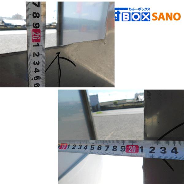 磁石のつかないステンレス レンジフード 業務用 中古 sano6151 : 厨