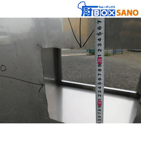 磁石のつかないステンレス レンジフード 業務用 中古 sano6160 : 厨