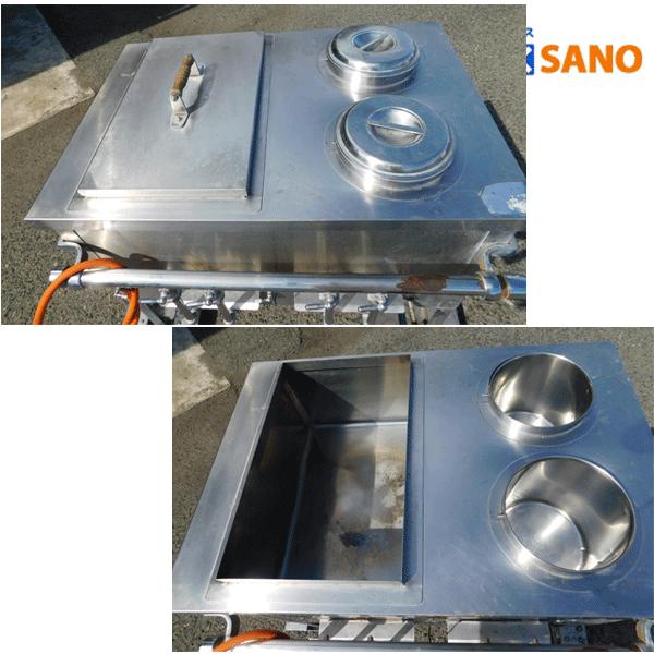 茹で麺機 湯煎器 LPガス用 業務用 店舗 中古 sano6433 : 厨ボックス