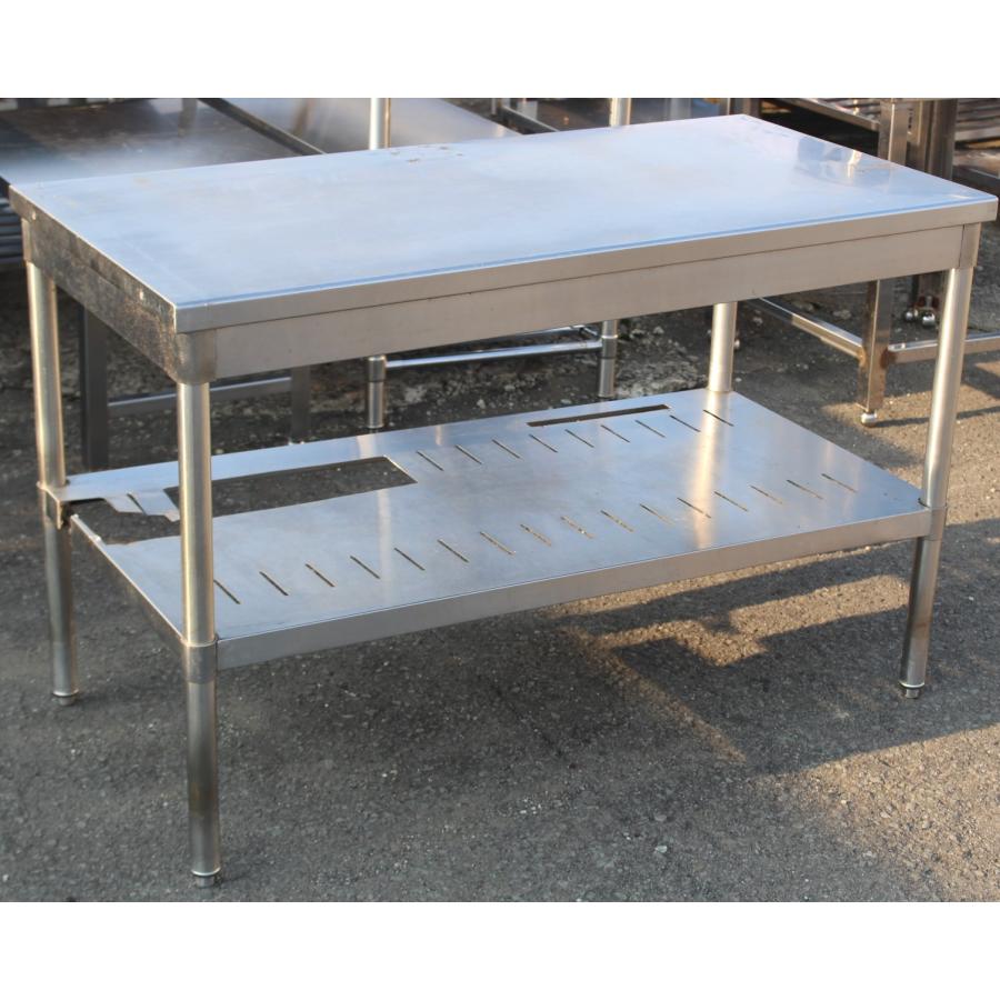 wz0733 ステンレス 作業台 調理台 テーブル 幅1200mm 中古 厨房 厨房