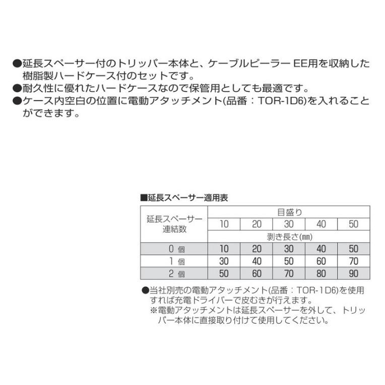 未来工業 未来工業 TOR−EE1HSE トリッパ−EE延長セット 未来工業 未来工業 TOR−EE1HSE トリッパ−EE延長セット