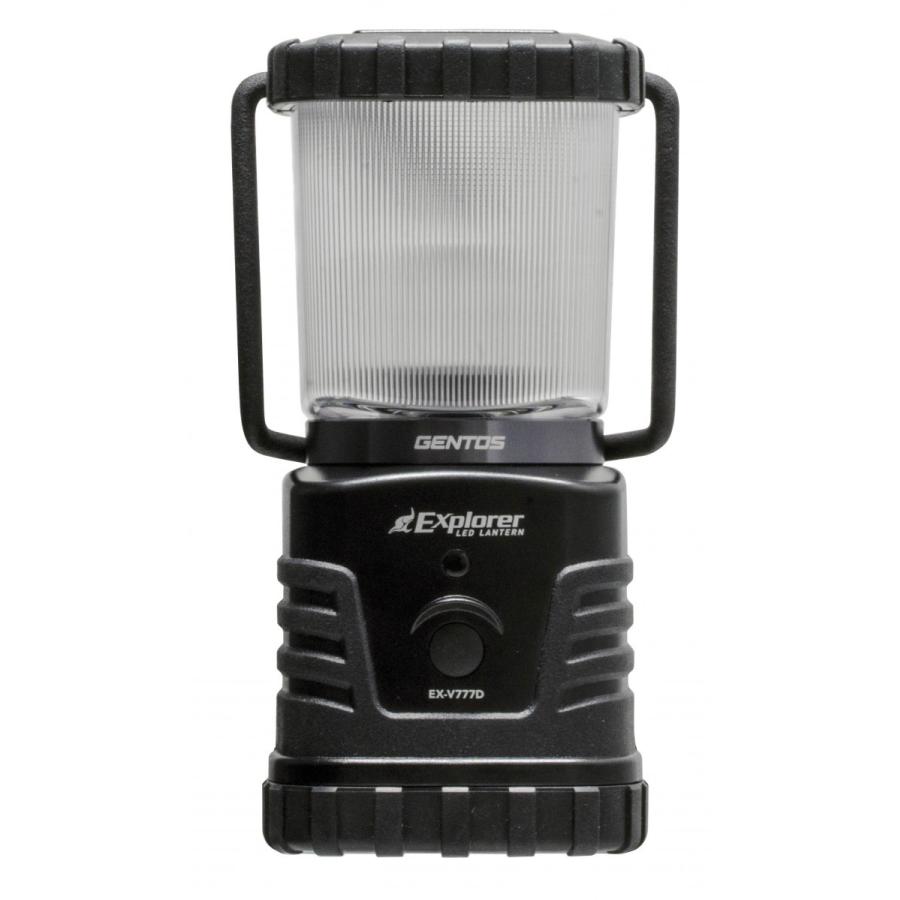 GENTOS ランタン EX-V777D エクスプローラー 明るさ360ルーメン 点灯27時間 単1電池3本 暖色LED | GENTOS