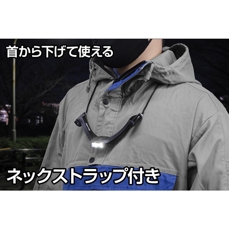 [在庫あり] GENTOS HC-15R 帽子のツバに挟んで使える充電式キャップライト | GENTOS | 04