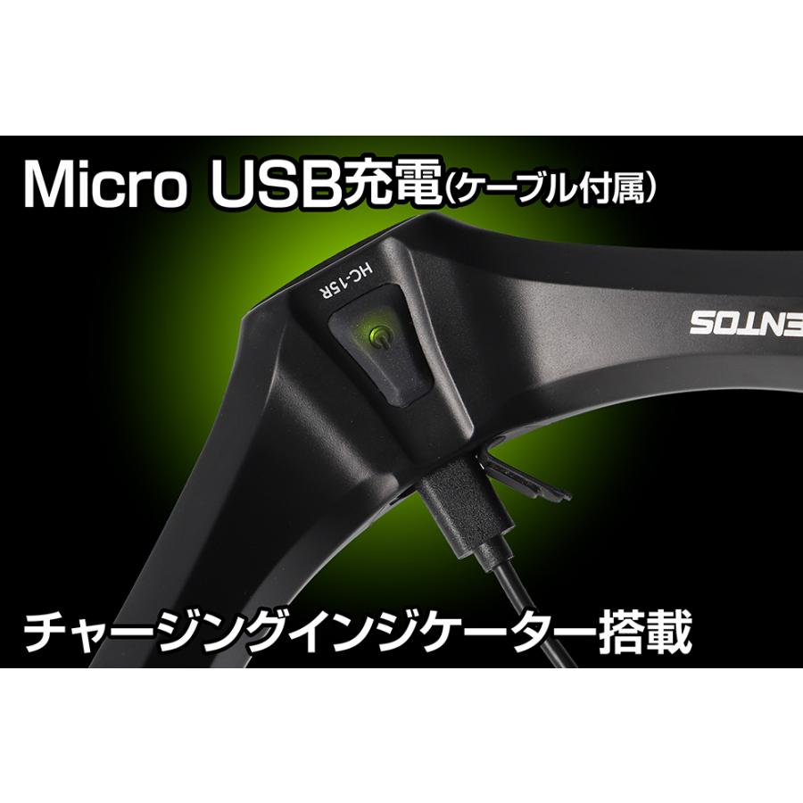 [在庫あり] GENTOS HC-15R 帽子のツバに挟んで使える充電式キャップライト | GENTOS | 05