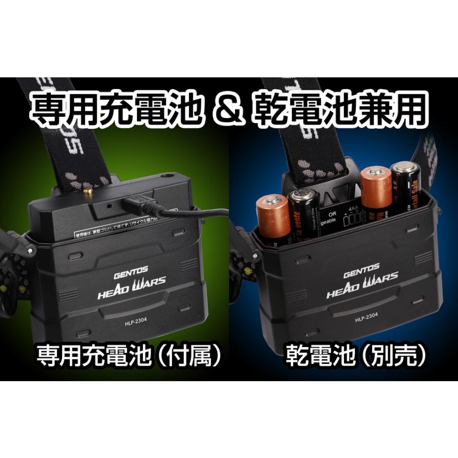 GENTOS ヘッドライト ヘッドウォーズ HLP-2304 (HW-G634Hの型番違い) 750ルーメン | GENTOS | 07