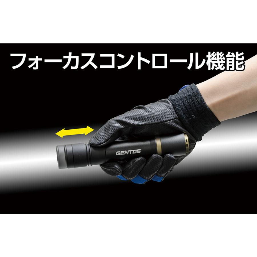 GENTOS 充電式ハンディライト レクシード RX-386R 900ルーメン