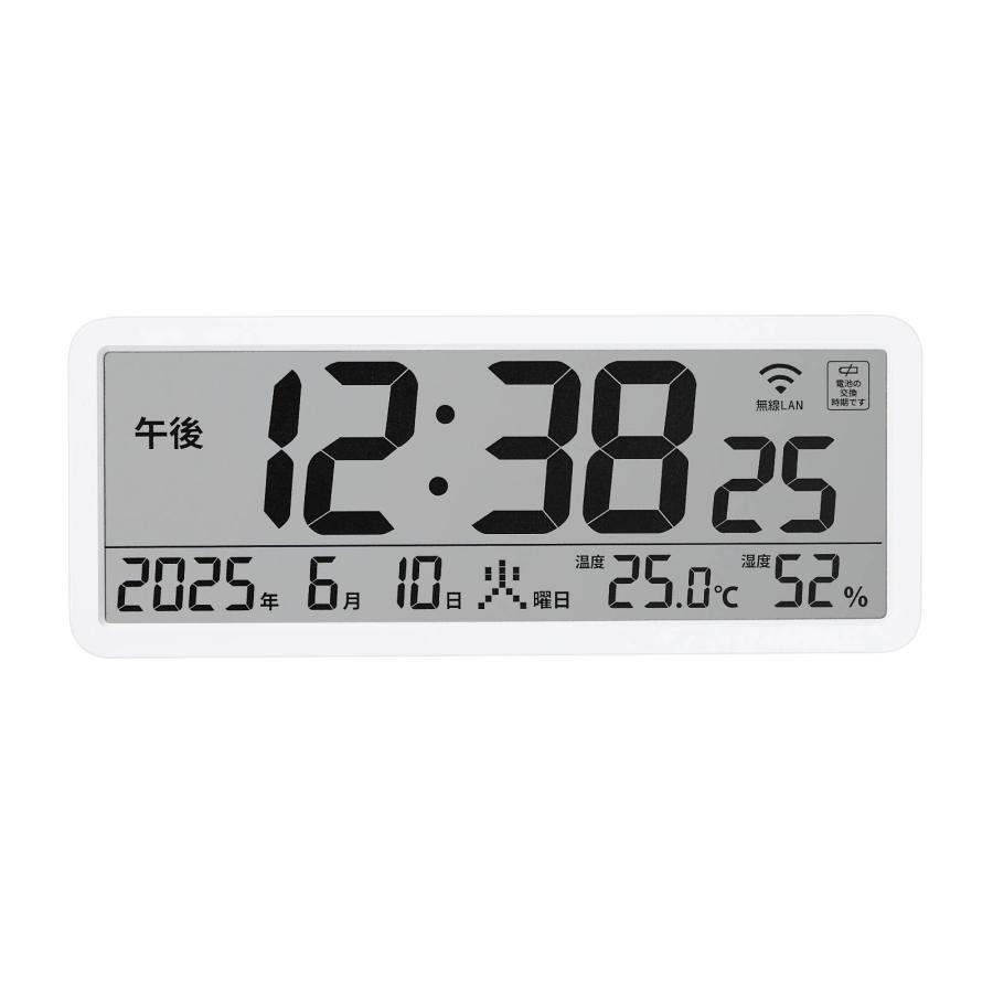 [在庫あり] 2025年11月発売　ノア精密 MAG (マグ) 無線LAN時計 T801WHZ 掛置兼用（Yahoo!・中部プロット Yahoo!店）