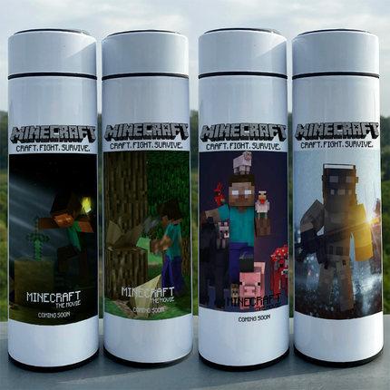 最新な 新品 Minecraft 水筒 子供480ml ステンレス マグボトル 軽量 コンパクト 保温 保冷 学生 アウトドア 真空断熱 誕生日 Shipsctc Org