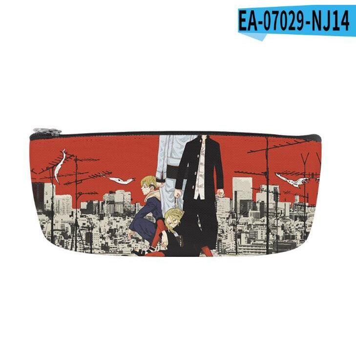 超人気 東京卍リベンジャーズ ペンケース 文房具 大容量 軽量 ギフト 筆箱 化粧ポーチ 収納バッグ おしゃれ 小物入れ 男女兼用 高校生 仕事用 Aynaelda Com