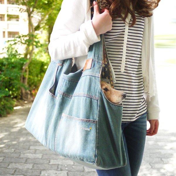 メッシュ蓋、厚板+クッション付 】犬 キャリーバッグ Lサイズ 小型犬