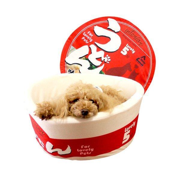 正規品 大人気 おもしろカップ麺ベッド ペットハウス うどん そば ラーメン 犬猫 ペット用品 Pbe150 Anzudog あんずドッグ 通販 Yahoo ショッピング