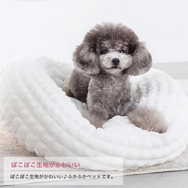 Solgra ソルグラ ぽこぽこラウンドベッド 犬 猫 ペット クッション 春