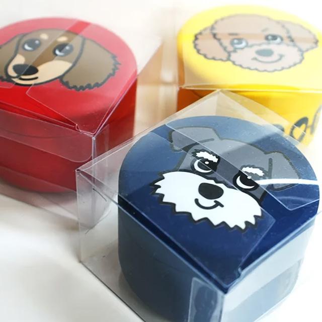 DOGプチ缶ケース 柴犬 携帯おやつケース トリーツケース 小物入れ 犬