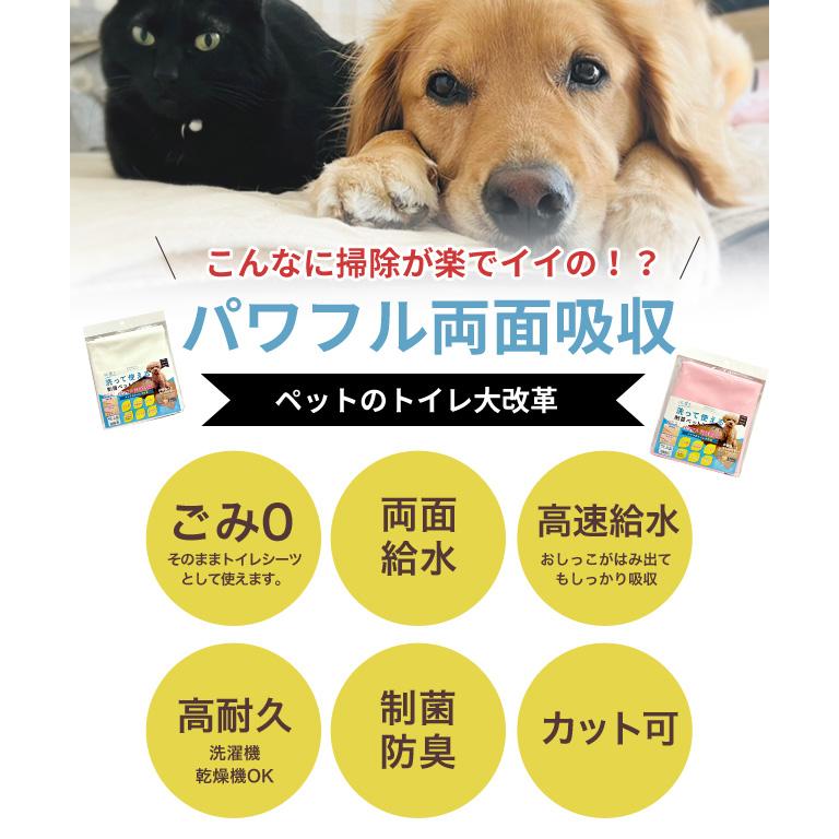 制菌ペットシーツ2 プレミア 何度も洗って使える ストロベリー&ベア柄