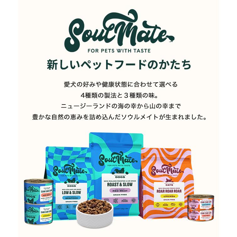 SoulMate ソウルメイト キャット エアドライフード レッドミート 500g