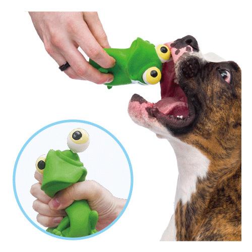 ポップンアイズ カエル アヒル コブタ ドッグトイ 犬のおもちゃ ペット