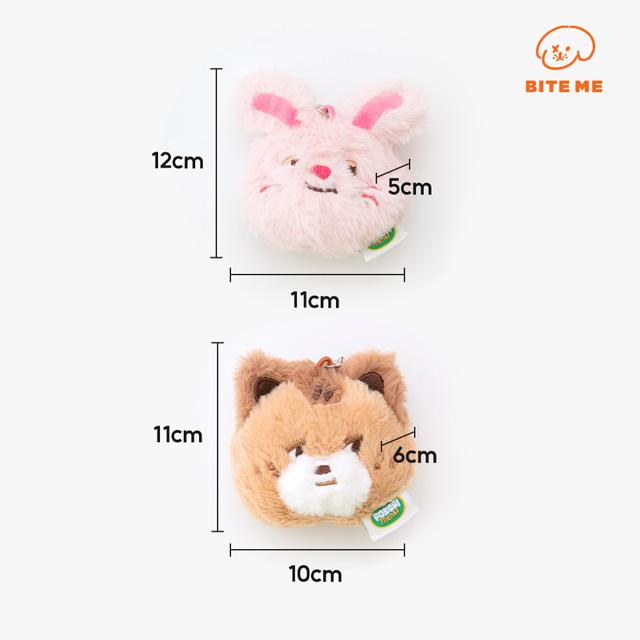 BITE ME x POKORI Friends プーバックポーチ ドッグトーイ おもちゃ 犬