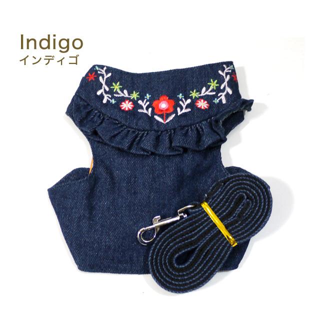 デニム 花柄刺繍 ワンピース 犬服 楽天市場】刺繍ワンピース / CUBE SUGAR インド4.5オンスデニム