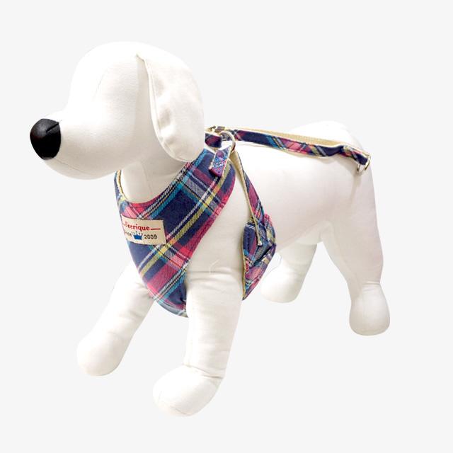 Feerique フェリーク オリジナルチェック ハーネス 3号 ドッグ