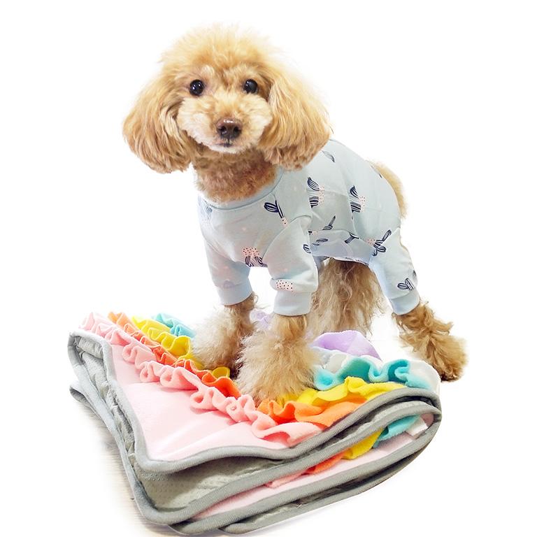 背中開き術後服カバーオール ドッグウエア 小型犬 あんずドッグ 犬服