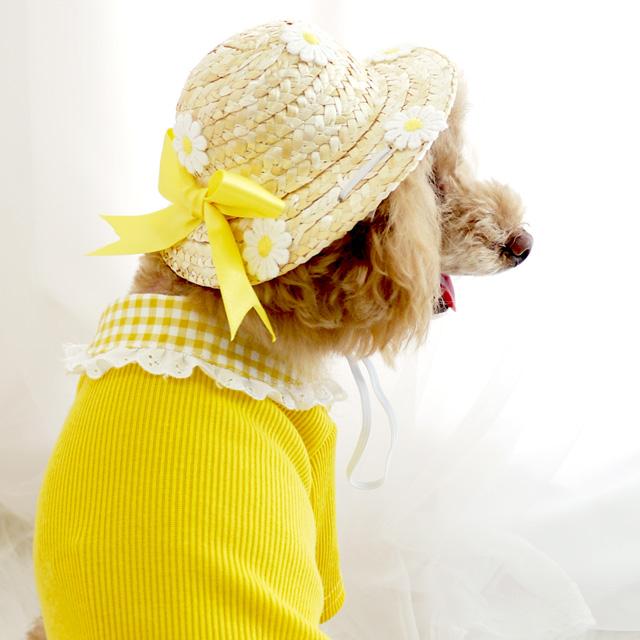 チェリーバスケット ワンピース うさぎ 水着 夏服 麦わら帽子ノーブランド 楽天市場】お花とレースの麦わら帽子 ペットハット ドッグウエア