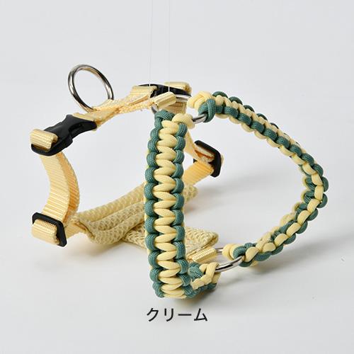 Solgra(ソルグラ) バイカラーコード ハーネス M お散歩 小型犬 Solgra(ソルグラ) バイカラーコード ハーネス M お散歩 小型犬
