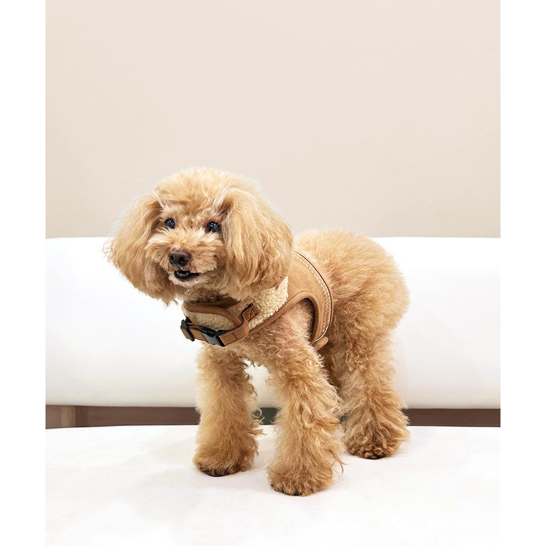 azeria アゼリア H304 裏ボア モカセットハーネス 3S お散歩 小型犬 犬