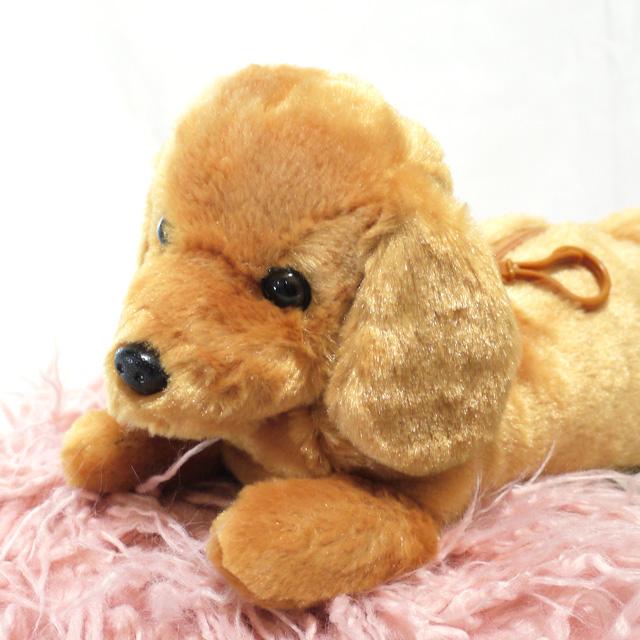 ビッグワンちゃん ぬいぐるみ収納ポーチ ペンケース コスメポーチ 犬