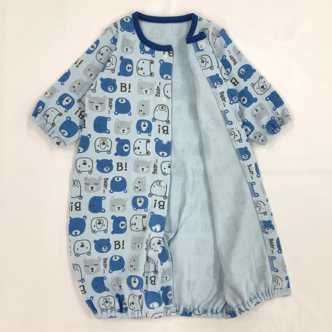 ベビー服 赤ちゃん 服 ベビー 新生児 ツーウェイオール 男の子 かわいい 星柄 くま クマ 50 60 新生児ツーウェイオール Ec5002 Chuckle 通販 Yahoo ショッピング