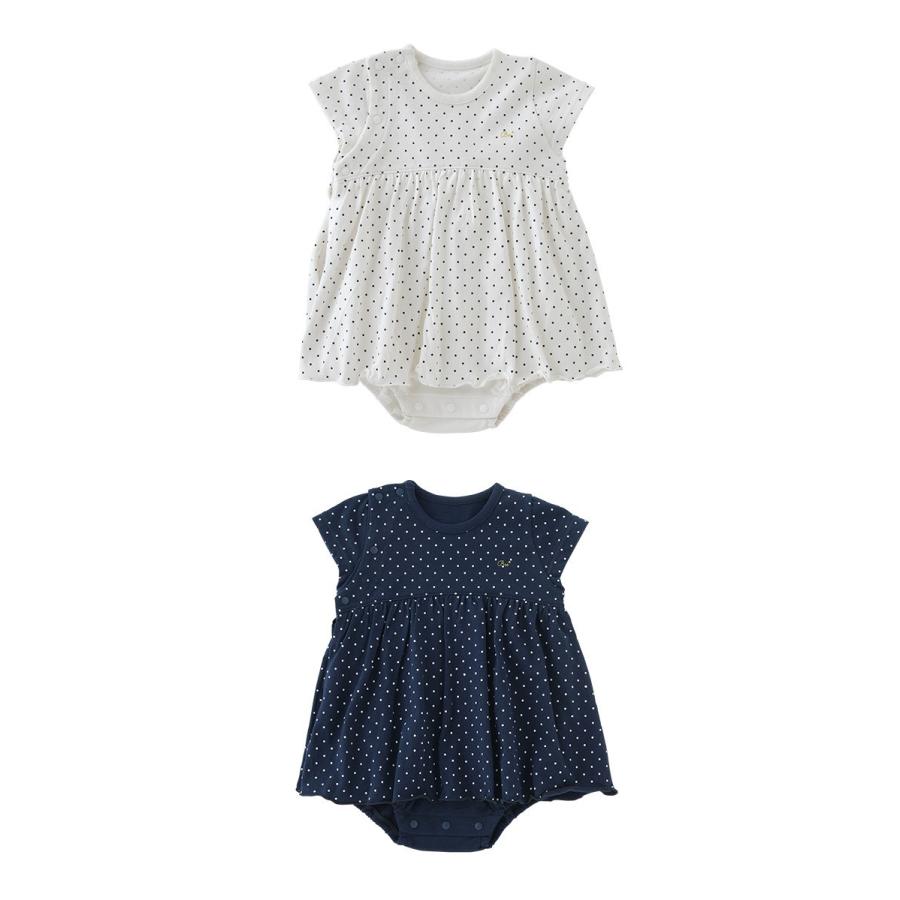 ベビー服 赤ちゃん 服 ベビー ロンパース ワンピース 女の子 70 80 出産祝い ギフト ボンシュシュワンピース風スカート付きロンパース P06 Chuckle 通販 Yahoo ショッピング