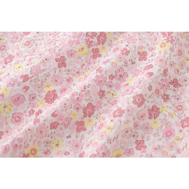 ベビー服 赤ちゃん 服 ベビー カバーオール 女の子 スウィートガール小花柄半袖カバーオール 前開き 半袖 80 ギフト 70 新発売