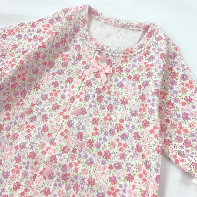 ベビー服 赤ちゃん 服 売買 ベビー 新生児ツーウェイオール 低体重 未熟児 40 花柄 低出生体重児 女の子 50 いちご柄新生児 低体重児新生児ツーウェイオール